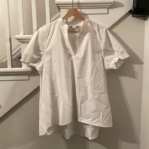 White Athleta top